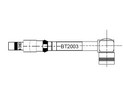 BT2003 Coax Cable terminated Type 43 Plug (STD43/3GTIS) to Type 43 Right Angle Plug (STD43/C)