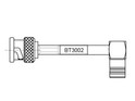 BT3002 Coax Cable terminated to BNC Plug to SMB Right Angle Plug