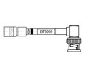 BT3002 Coax Cable terminated to HD Type 43 Socket (HDC43/5FS) To BNC Right Angle Plug