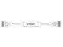 BT3002 Dual Coax Cable terminated to 2 x 1.0/2.3 Plug to 2 x 1.0/2.3 Plug