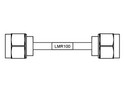 LMR100 (GBC100) Coax Cable terminated to N Type Plug to N Type Plug