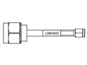 LMR400 (GBC400) Coax Cable terminated to N Type Plug to SMA Plug