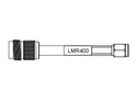 LMR400 (GBC400) Coax Cable terminated to TNC Socket to SMA Plug