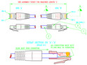 CAT5e UTP Patch Cable terminated to RJ45 Crimp Plug to RJ45 Crimp Plug (Crossover)