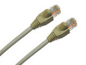 RJ45 to RJ45 Patch Lead using CAT5e UTP Stranded Cable, Grey with Grey Boots