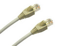 RJ45 to RJ45 Patch Lead using CAT5e FTP Solid Cable, Grey with Grey Boots