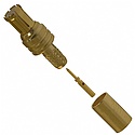 MCX  Straight Crimp Plug (75 Ohm) For RG179, RG187