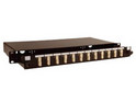 19" Sliding Drawer Singlemode Patch Panel For 4 Fibres Comprising of 2 x E2000 Duplex Adapters & Fibre Management Kit