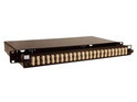 19" Sliding Drawer Multimode Patch Panel For 4 Fibres Comprising of 4 x E2000 Simplex Adapters & Fibre Management Kit