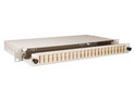 19" Sliding Drawer Multimode Patch Panel For 4 Fibres Comprising of 1 x LC Quad Adapters & Fibre Management Kit