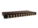 Fixed 24 Port Patch Panel With 4 E2000 Multimode Adapters For 4 Fibres (1U)