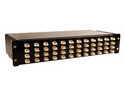 Fixed 48 Port Patch Panel With 24 E2000 APC Adapters For 24 Fibres (2U)