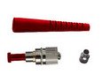 FC Connector Singlemode Simplex For 3.0mm Cable With Red Boot