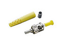 ST Connector Singlemode Simplex For 3.0mm Cable With Yellow Boot