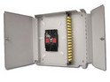 Double Door Lockable Wall Box With 24 FC Simplex Multimode Adapters For 24 Fibres
