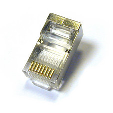 RJ45 Cat 5e FTP Solid Cable Connector