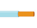 0.5mm sq. Light Blue Tri-rated Cable (22 AWG)