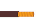 0.5mm sq. Brown Tri-rated Cable (22 AWG)