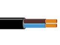 2 x 0.75mm sq. 318-Y Flexible Cable H05VV-F Black PVC