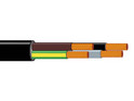 4 x 0.75mm sq. 318-Y Flexible Cable H05VV-F Black PVC