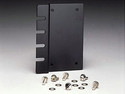 4x4 vertical slotted duct mounting bracket; typically three brackets used for every 6' section of 4x4 vertical duct