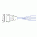 Tri Rated 1.5mm Cable terminated to 8W8 D Type Socket Shell 5A & Socket Contacts 10A 8 x Lengths  to Open End